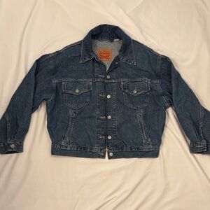 Levi's Blue Denim Jacket with Red Label